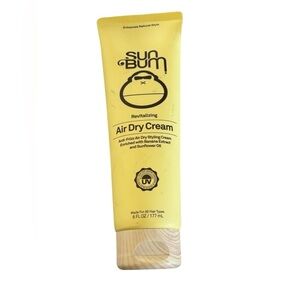 Sum Bum Revitalizing Air Dry Cream Anti Frizz Styling Cream Sunflower Oil 6 Oz